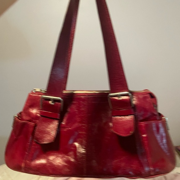 Cute red bag with silver detailing - Picture 2 of 3